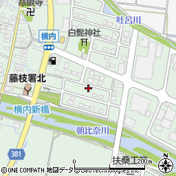 静岡県藤枝市横内2080周辺の地図