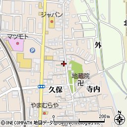 京都府宇治市小倉町久保17-10周辺の地図