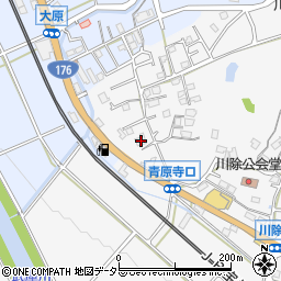 兵庫県三田市川除373周辺の地図