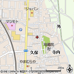 京都府宇治市小倉町久保17-8周辺の地図
