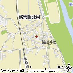 兵庫県たつの市新宮町北村324-1周辺の地図
