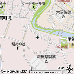 滋賀県甲賀市甲賀町滝950周辺の地図