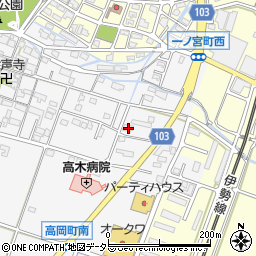 三重県鈴鹿市高岡町646周辺の地図