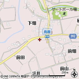 愛知県新城市日吉（前田）周辺の地図