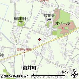 兵庫県小野市復井町825周辺の地図