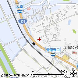 兵庫県三田市川除374周辺の地図
