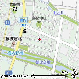 静岡県藤枝市横内2113周辺の地図