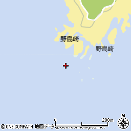 野島崎周辺の地図