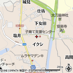 猪名川町役場　子育て支援センター周辺の地図