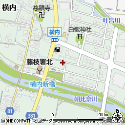 静岡県藤枝市横内2088周辺の地図