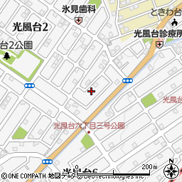 大阪府豊能郡豊能町光風台2丁目2周辺の地図