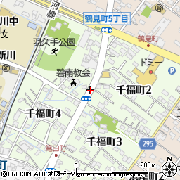 千福町周辺の地図