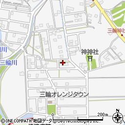 静岡県藤枝市岡部町三輪1358周辺の地図
