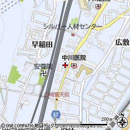 京都府乙訓郡大山崎町大山崎白味才11周辺の地図