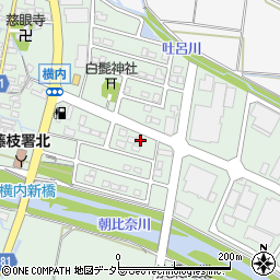静岡県藤枝市横内2116周辺の地図