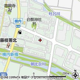 静岡県藤枝市横内2115周辺の地図