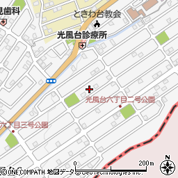 大阪府豊能郡豊能町光風台6丁目5周辺の地図