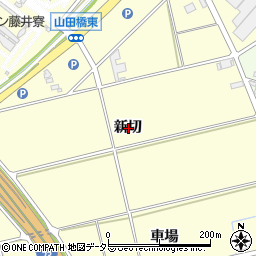 愛知県安城市藤井町新切周辺の地図