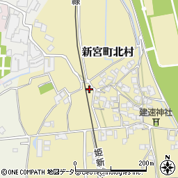 兵庫県たつの市新宮町北村85-1周辺の地図