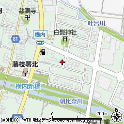 静岡県藤枝市横内2108周辺の地図
