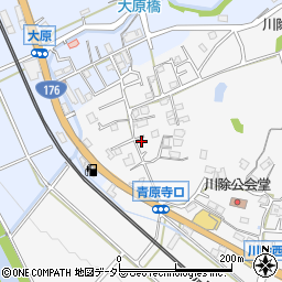 兵庫県三田市川除385周辺の地図