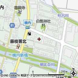 静岡県藤枝市横内2105周辺の地図