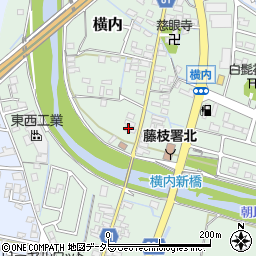 静岡県藤枝市横内14周辺の地図