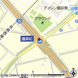 藤井ＩＣ周辺の地図