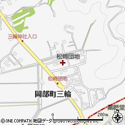 静岡県藤枝市岡部町三輪982-10周辺の地図