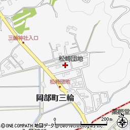 静岡県藤枝市岡部町三輪982周辺の地図