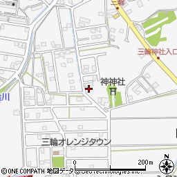 静岡県藤枝市岡部町三輪1353周辺の地図