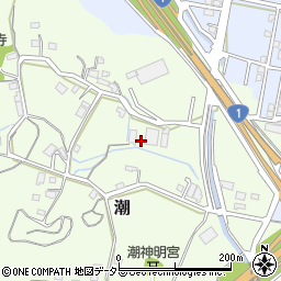 静岡県藤枝市潮457-2周辺の地図
