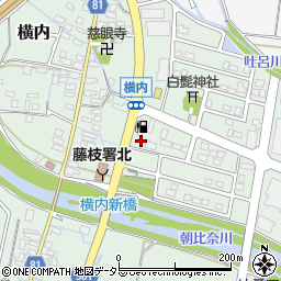 静岡県藤枝市横内2098周辺の地図