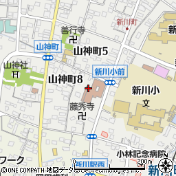 碧南市役所　ここるっくしんかわ周辺の地図