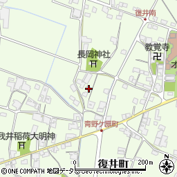 兵庫県小野市復井町608-1周辺の地図