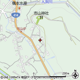 静岡県伊豆市市山685-2周辺の地図