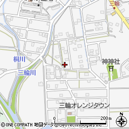 静岡県藤枝市岡部町三輪1504-6周辺の地図