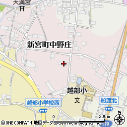 兵庫県たつの市新宮町中野庄185周辺の地図