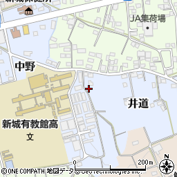 愛知県新城市井道15-1周辺の地図