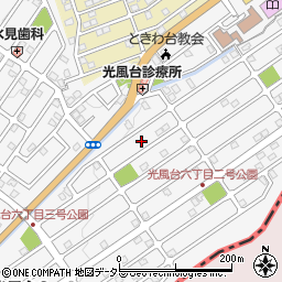 大阪府豊能郡豊能町光風台6丁目4周辺の地図