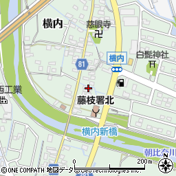 静岡県藤枝市横内532周辺の地図