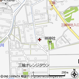 静岡県藤枝市岡部町三輪1353-4周辺の地図