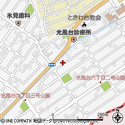 大阪府豊能郡豊能町光風台6丁目1周辺の地図