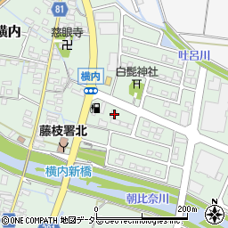 静岡県藤枝市横内2102周辺の地図