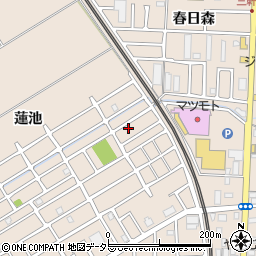京都府宇治市小倉町蓮池127-8周辺の地図