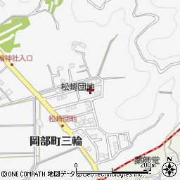 静岡県藤枝市岡部町三輪996周辺の地図