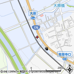 兵庫県三田市大原695周辺の地図