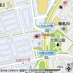 猪名川郵便局周辺の地図