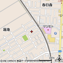 京都府宇治市小倉町蓮池127-9周辺の地図