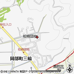 静岡県藤枝市岡部町三輪997周辺の地図